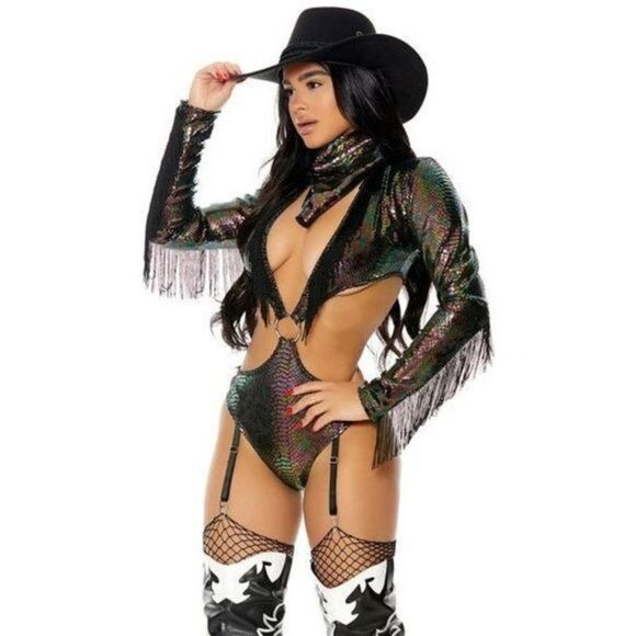 SNAKE Cowgirl Costume - Picture 3 of 4